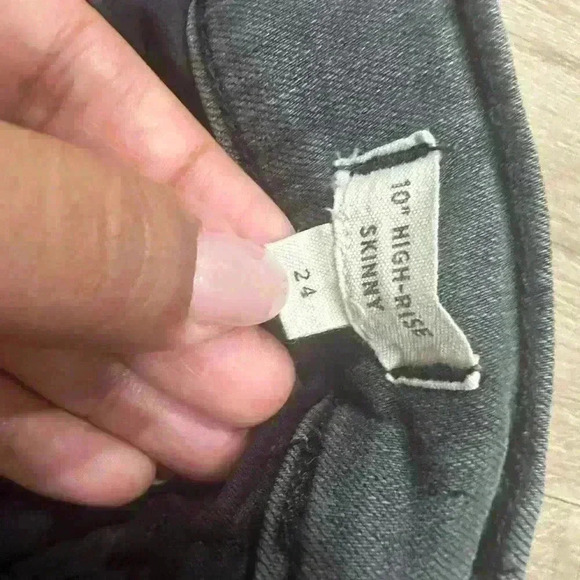 Madewell 10" High-Rise Skinny Jeans size 24 - Picture 4 of 7